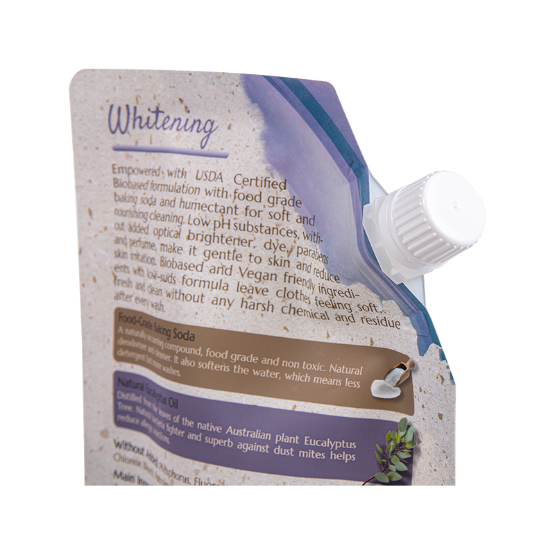 Mála Glantach Níocháin Spout Pouch Le Feidhmíocht Séalaithe Mála Glantach Níocháin Spout Pouch Le Feidhmíocht Séalaithe