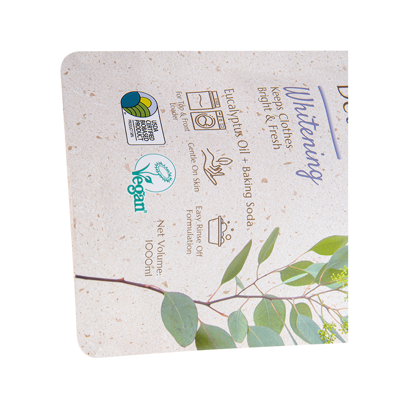 Mála Glantach Níocháin Spout Pouch Le Feidhmíocht Séalaithe Mála Glantach Níocháin Spout Pouch Le Feidhmíocht Séalaithe