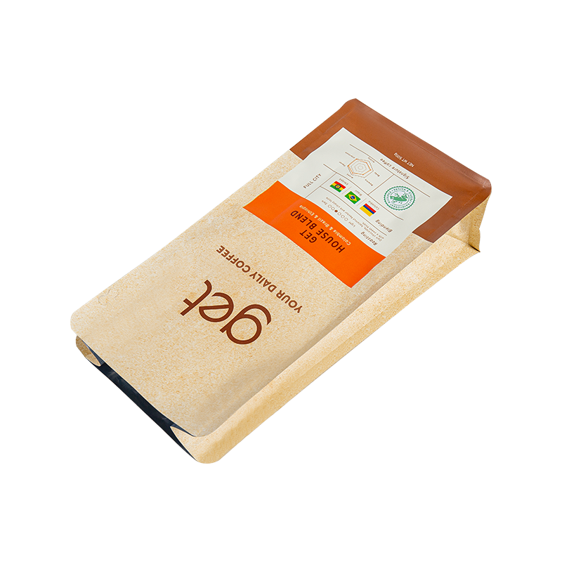 250g-1kg Mála Caife Séala Ocht Taobh 250g-1kg Mála Caife Séala Ocht Taobh