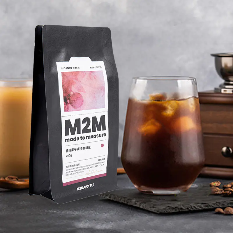 250g,500g,1 kg Mála Pacáistiú Caife Le Lipéad Greamáin 250g,500g,1 kg Mála Pacáistiú Caife Le Lipéad Greamáin