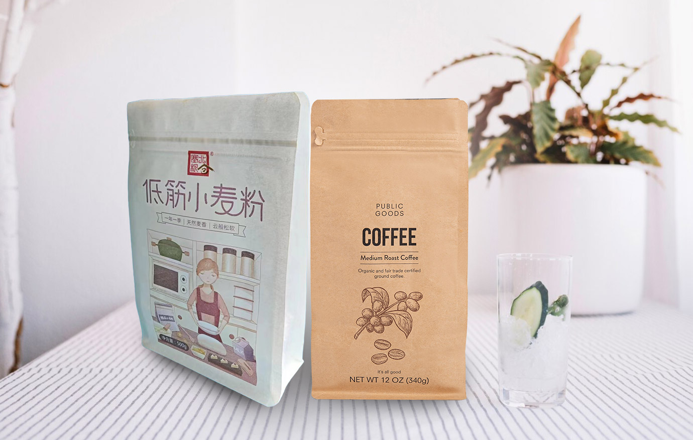 Kraft Páipéar Pouch